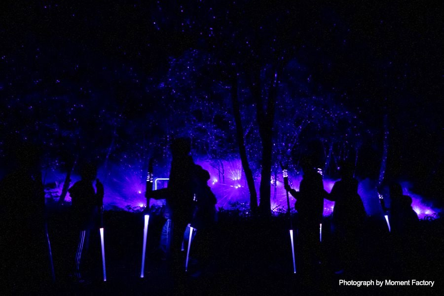 案例｜必发88为壮观的Kamuy Lumina魔法夜行旅游项目提供配乐设备