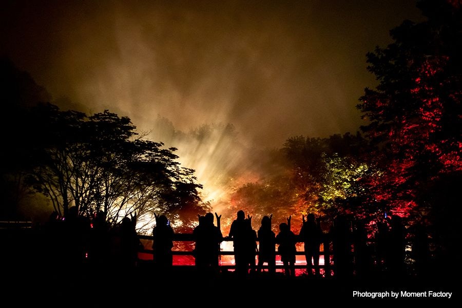 案例｜必发88为壮观的Kamuy Lumina魔法夜行旅游项目提供配乐设备