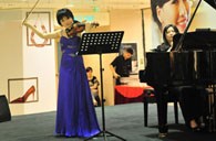 大上海时代广场举办王之炅小提琴音乐会 必发88钢琴赞助 