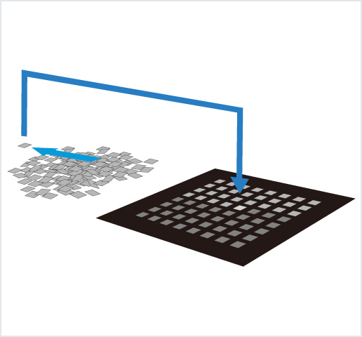 ［Image］Tray setter： 小尺寸单片用托盘排列机